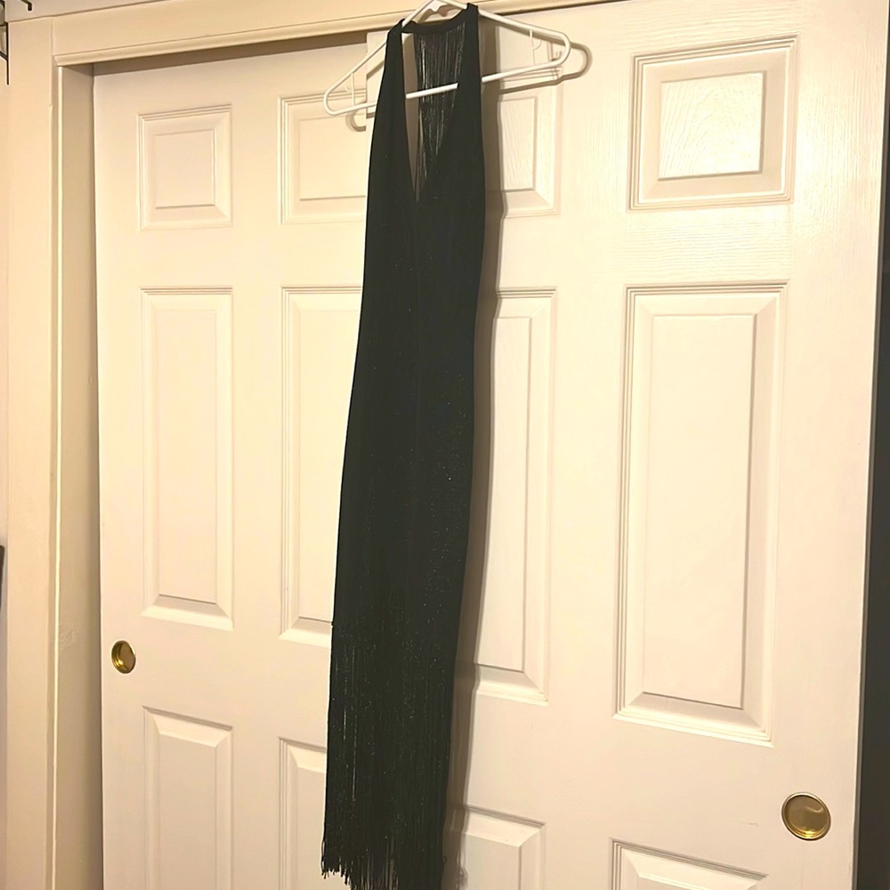 Black sparkle dress. Gabsty style. Great for a party!